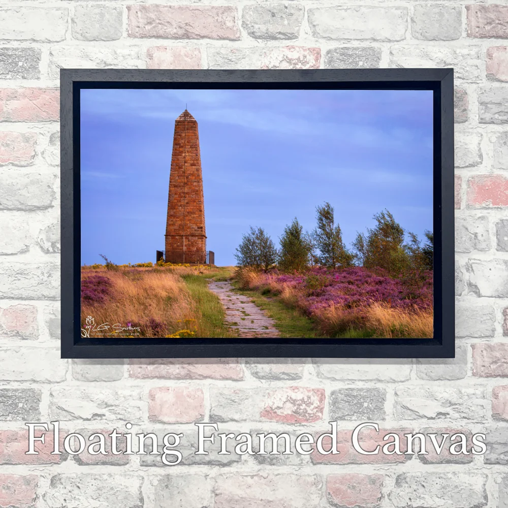 Captain Cook's Monument On The Cleveland Way 3 Captain Cook's Monument On The Cleveland Way - Landscape-Float-Frame-Canvas
