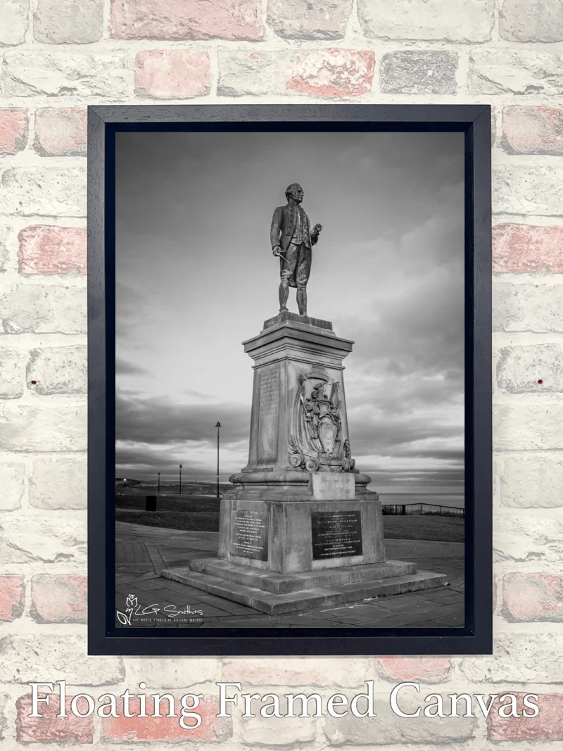 Captain Cook's Monument Whitby 7 Captain Cook's Monument Whitby - Float-Frame-Canvas-Portrait