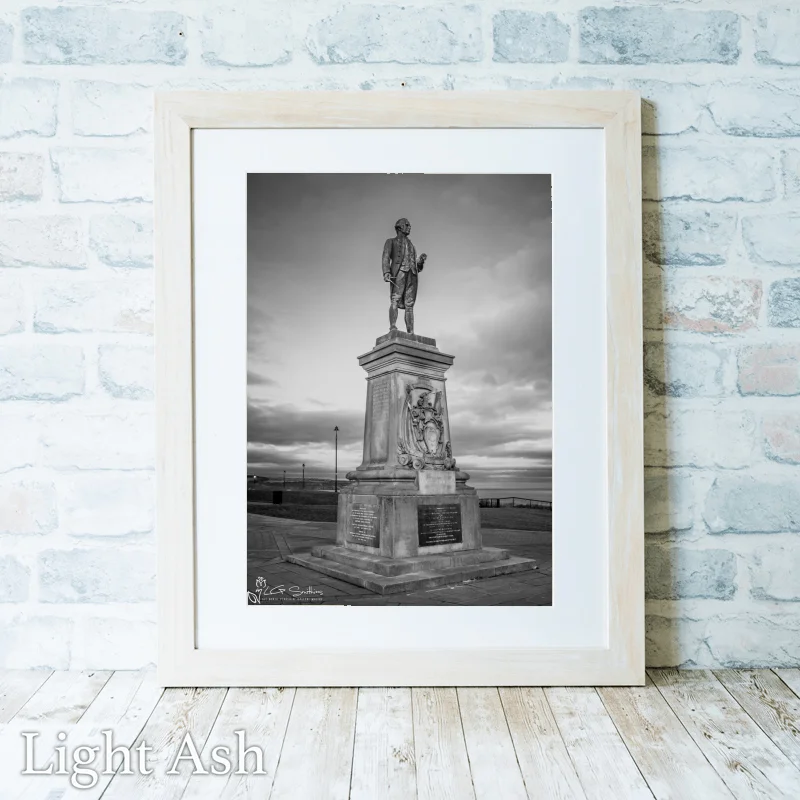 Captain Cook's Monument Whitby 2 Captain Cook's Monument Whitby - Light-Ash-Portrait-Frame
