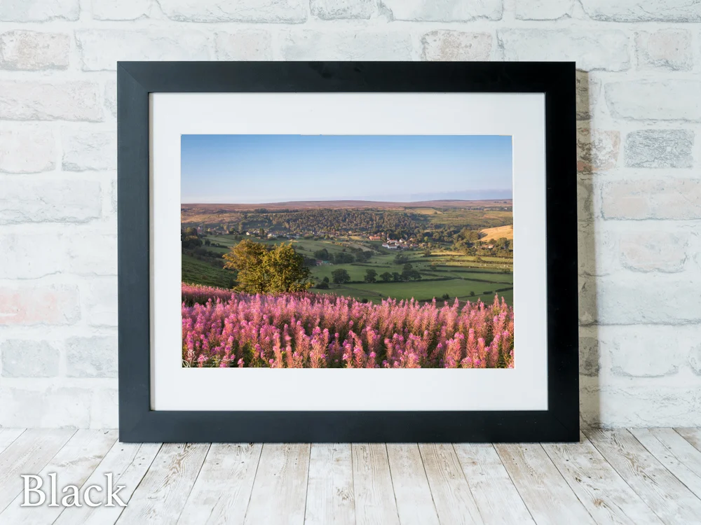 Castleton Village 6 Castleton Village - Black-Landscape-Frame