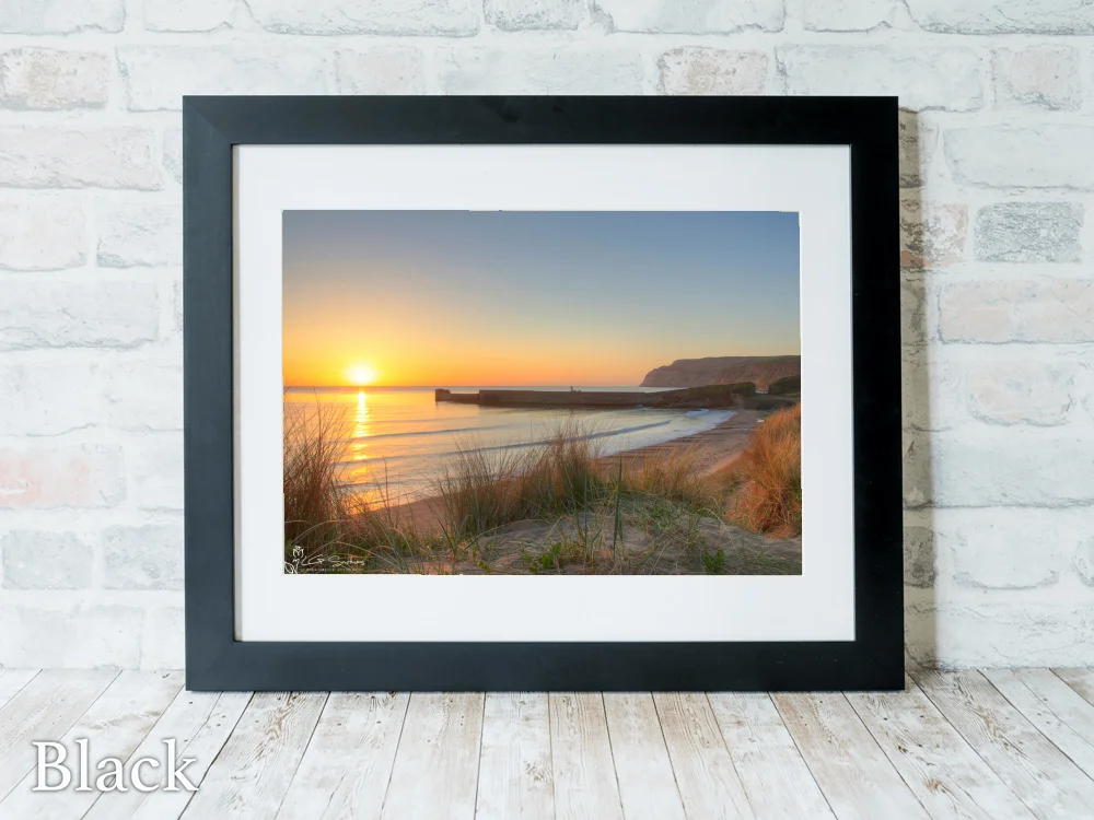 Cattersty Sands 6 Cattersty Sands - Black-Landscape-Frame