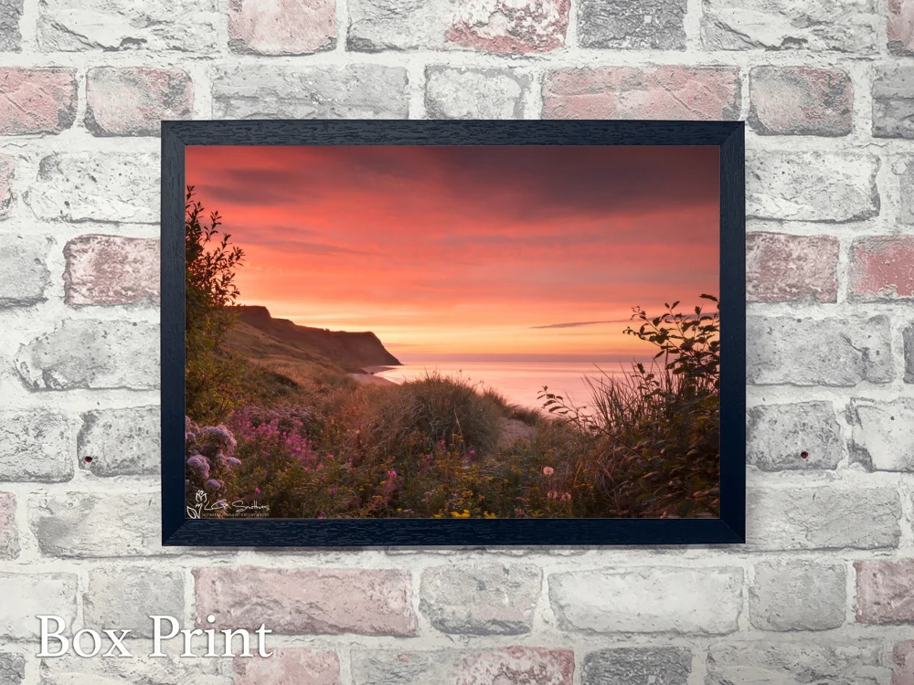 Cattersty Sands On The Cleveland Way 4 Cattersty Sands On The Cleveland Way - Landscape-Box-Print