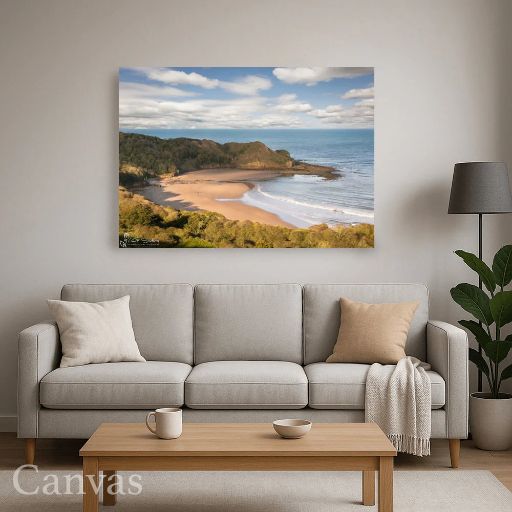 Cayton Bay 8 Cayton Bay - Wall-art-for-living-room-landscape