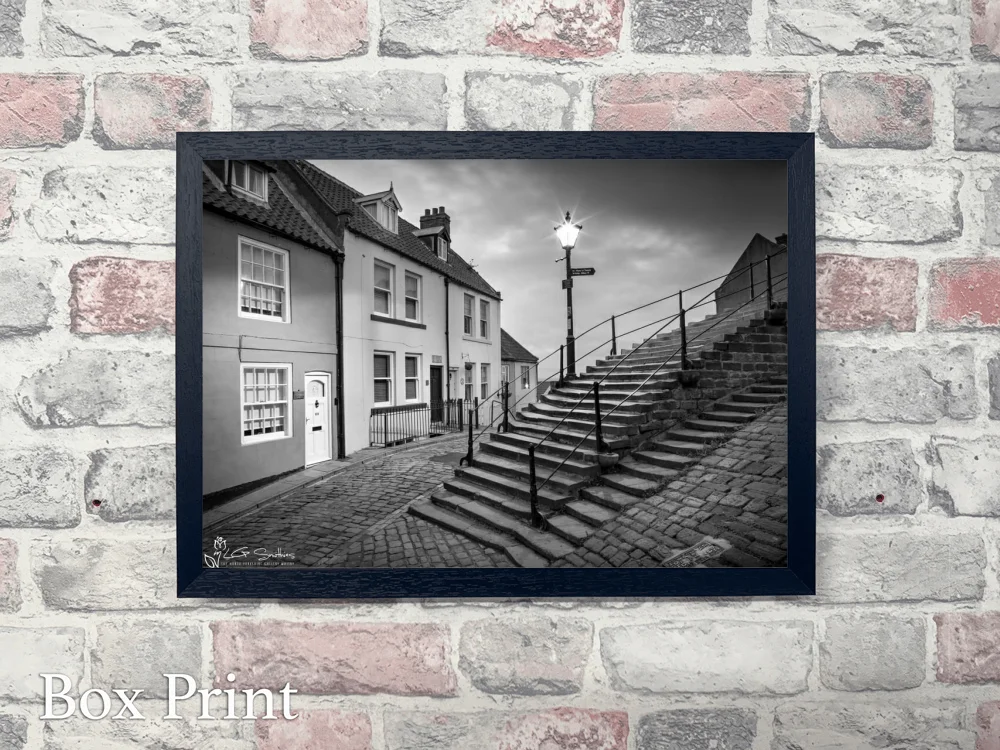 Church St And The 199 Steps 4 Church St And The 199 Steps - Landscape-Box-Print