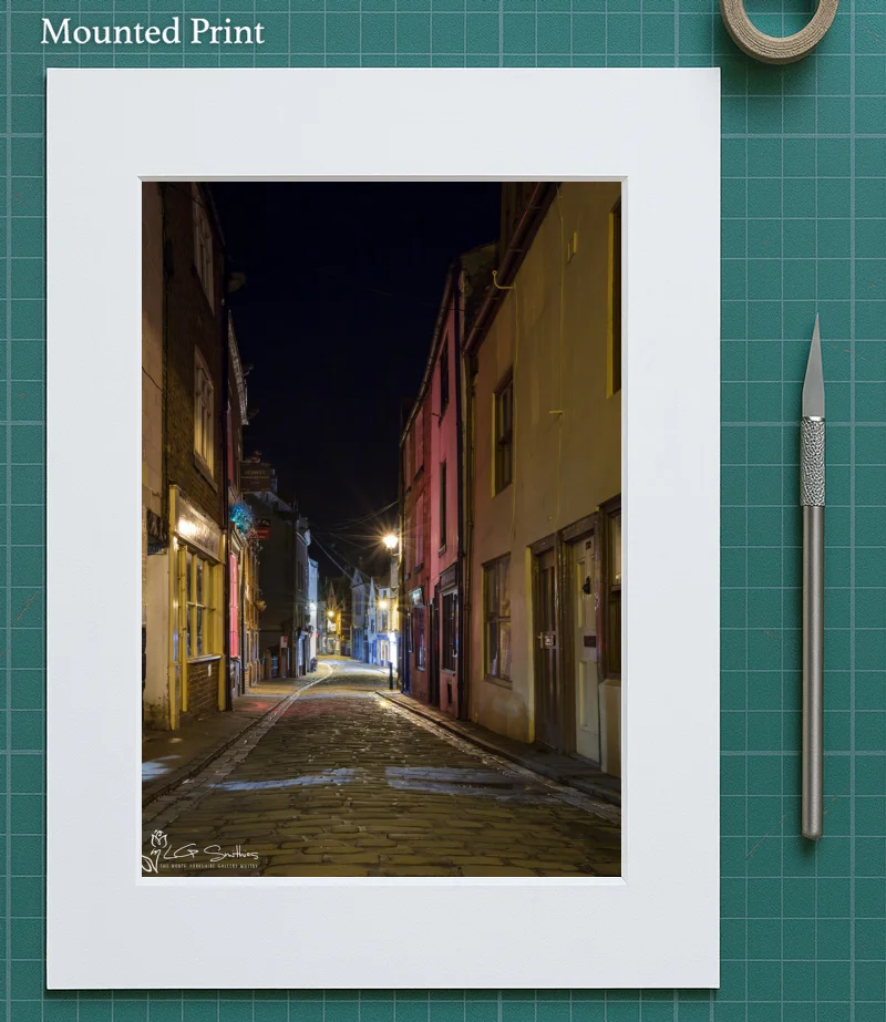Church Street Whitby 5 Church Street Whitby - Mounted-Print-Portrait