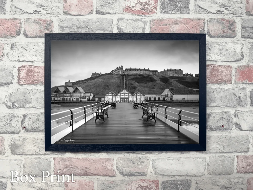 Classic Saltburn Black and White 4 Classic Saltburn Black and White - Landscape-Box-Print