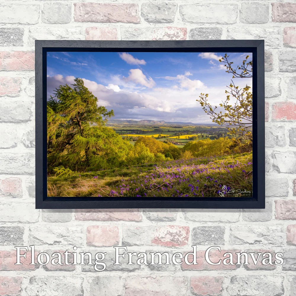 Cleveland Hills From Great Ayton 3 Cleveland Hills From Great Ayton - Landscape-Float-Frame-Canvas