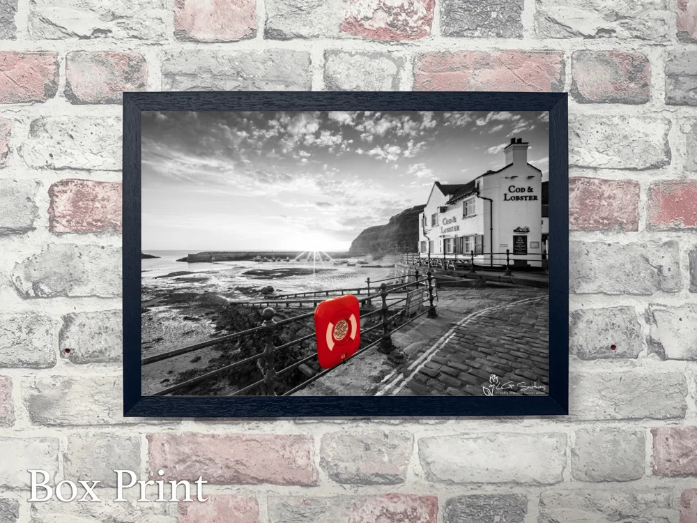 Cod and Lobster Colour Splash 4 Cod and Lobster Colour Splash - Landscape-Box-Print
