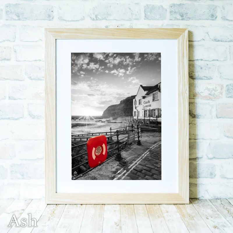 Cod and Lobster Colour Splash Portrait 4 Cod and Lobster Colour Splash Portrait - Ash-Portrait-Frame