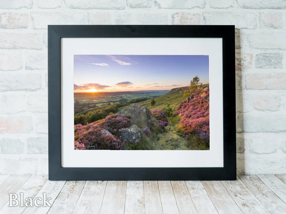Danby Dale 6 Danby Dale - Black-Landscape-Frame