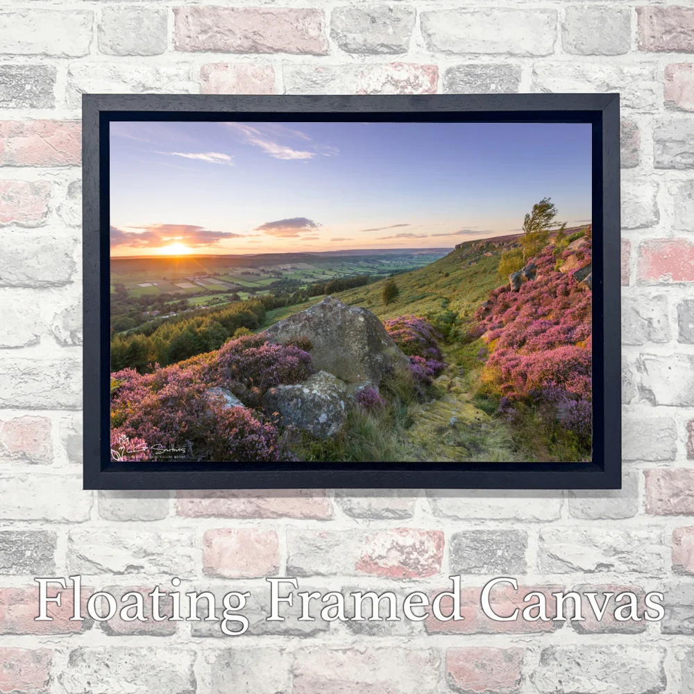 Danby Dale 3 Danby Dale - Landscape-Float-Frame-Canvas
