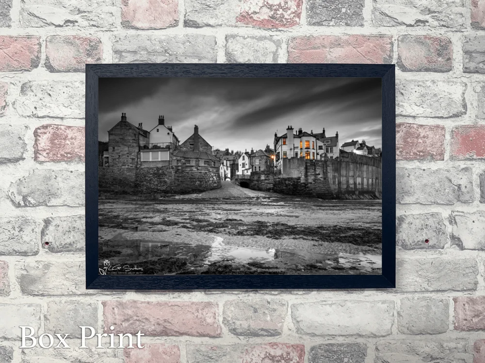 Dawn At Robin Hood's Bay Colour Splash 4 Dawn At Robin Hood's Bay Colour Splash - Landscape-Box-Print