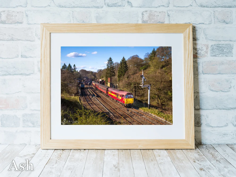 Diesel at Goathland 7 Diesel at Goathland - Ash-Landscape-Frame