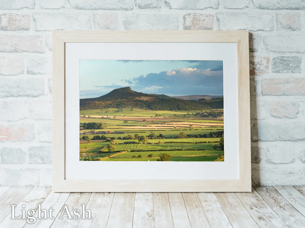 Early Autumn In The Fields Below Roseberry Topping 5 Early Autumn In The Fields Below Roseberry Topping - Light-Ash-Landscape-Frame