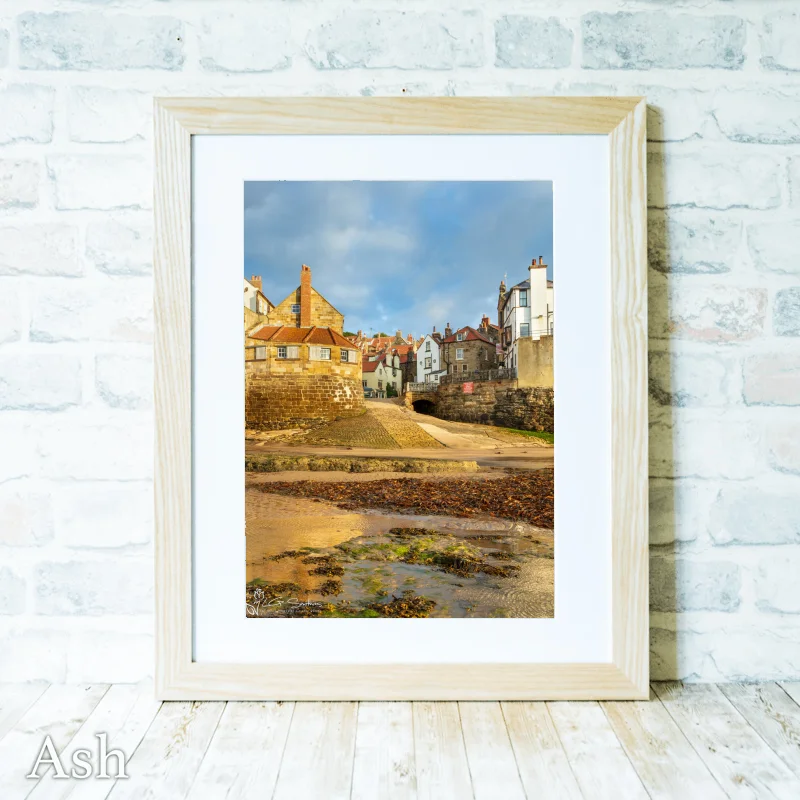 Early Morning At Bay Town 5 Early Morning At Bay Town - Ash-Portrait-Frame