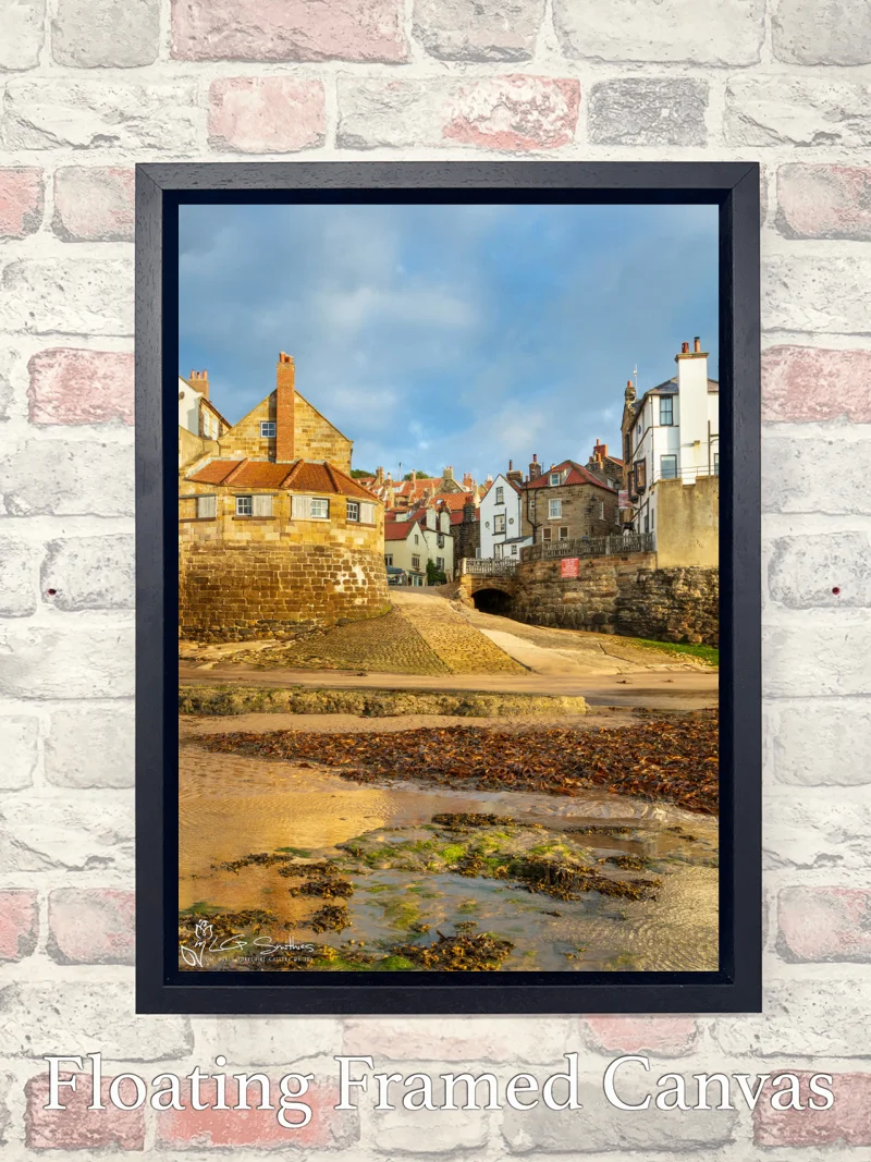Early Morning At Bay Town 8 Early Morning At Bay Town - Float-Frame-Canvas-Portrait