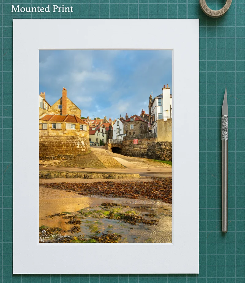 Early Morning At Bay Town 6 Early Morning At Bay Town - Mounted-Print-Portrait