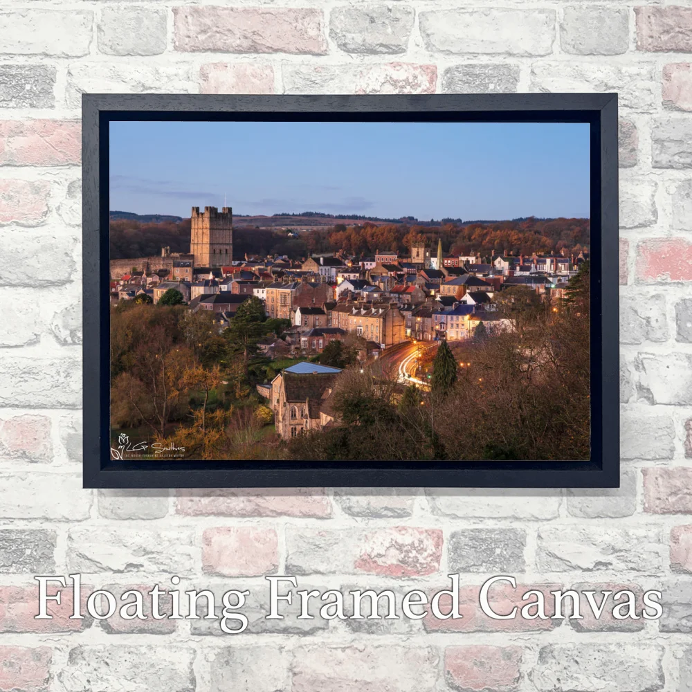 Early Morning At Richmond 3 Early Morning At Richmond - Landscape-Float-Frame-Canvas