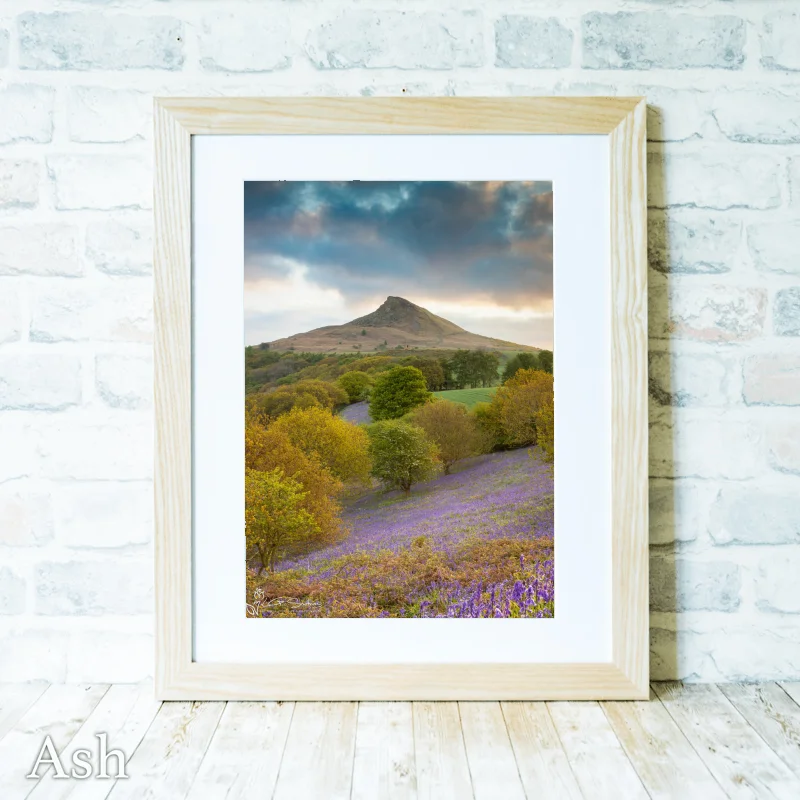 Early Morning At Roseberry Topping 4 Early Morning At Roseberry Topping - Ash-Portrait-Frame