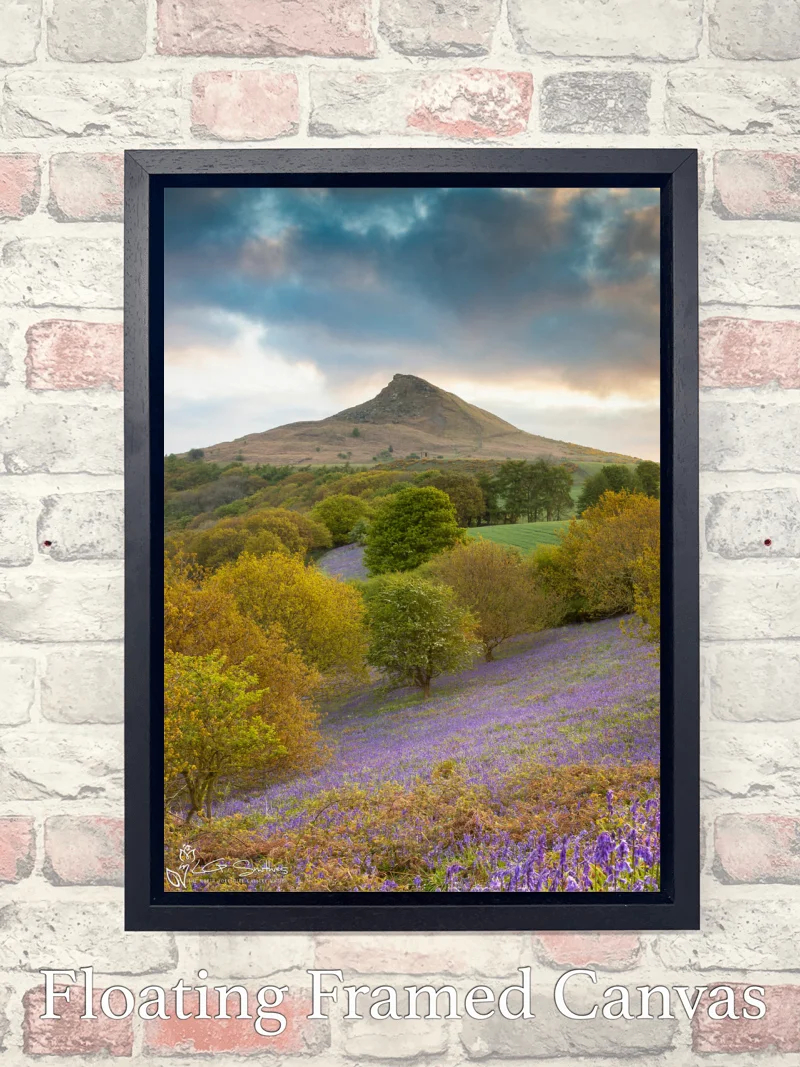Early Morning At Roseberry Topping 7 Early Morning At Roseberry Topping - Float-Frame-Canvas-Portrait