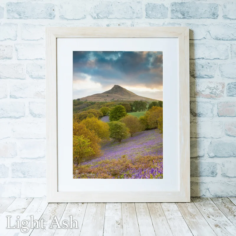 Early Morning At Roseberry Topping 2 Early Morning At Roseberry Topping - Light-Ash-Portrait-Frame