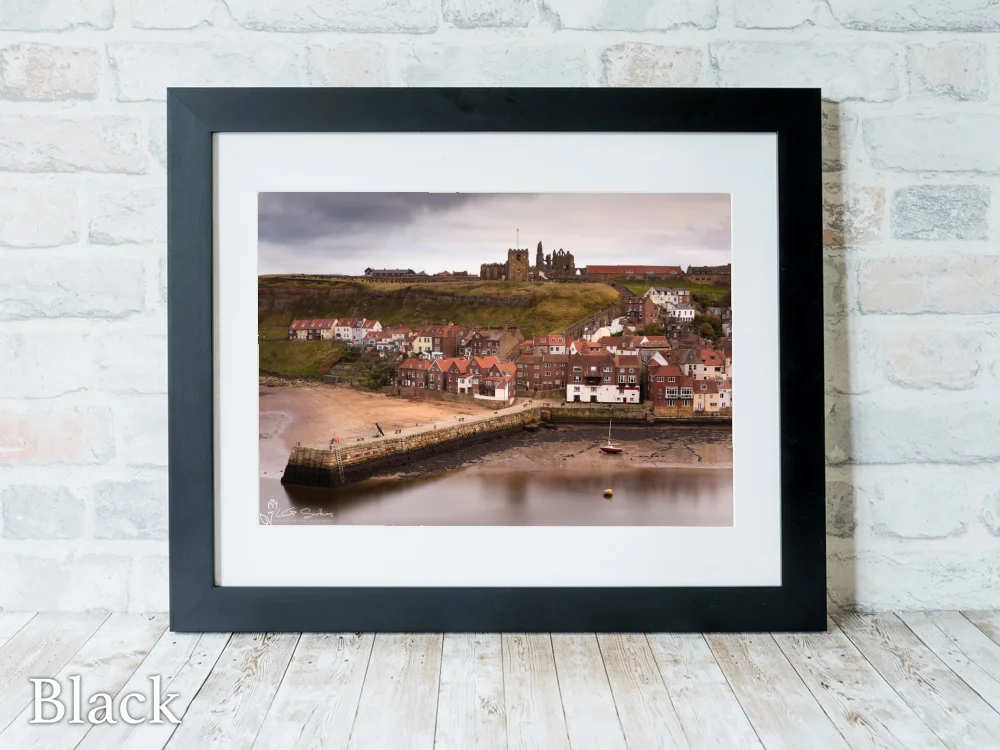 East Whitby 6 East Whitby - Black-Landscape-Frame