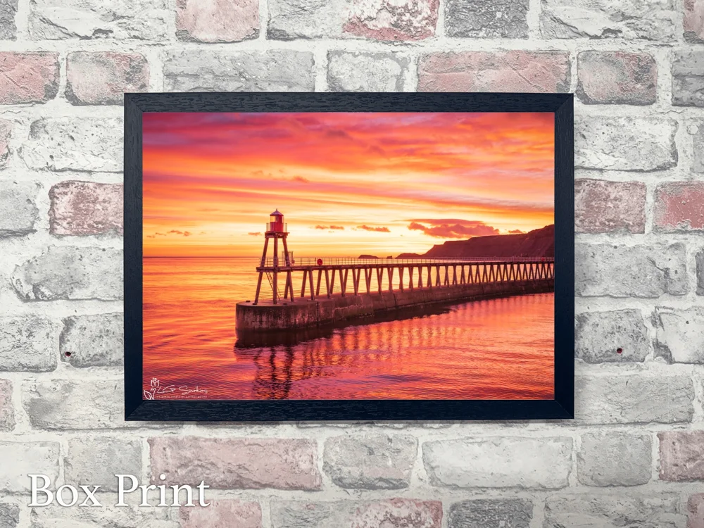 Englands Most Beautiful Town Whitby 4 Englands Most Beautiful Town Whitby - Landscape-Box-Print