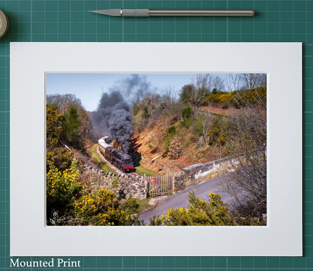 Eric Treacy At Beck Hole On The NYMR 2 Eric Treacy At Beck Hole On The NYMR - Landscape-Mounted-Print