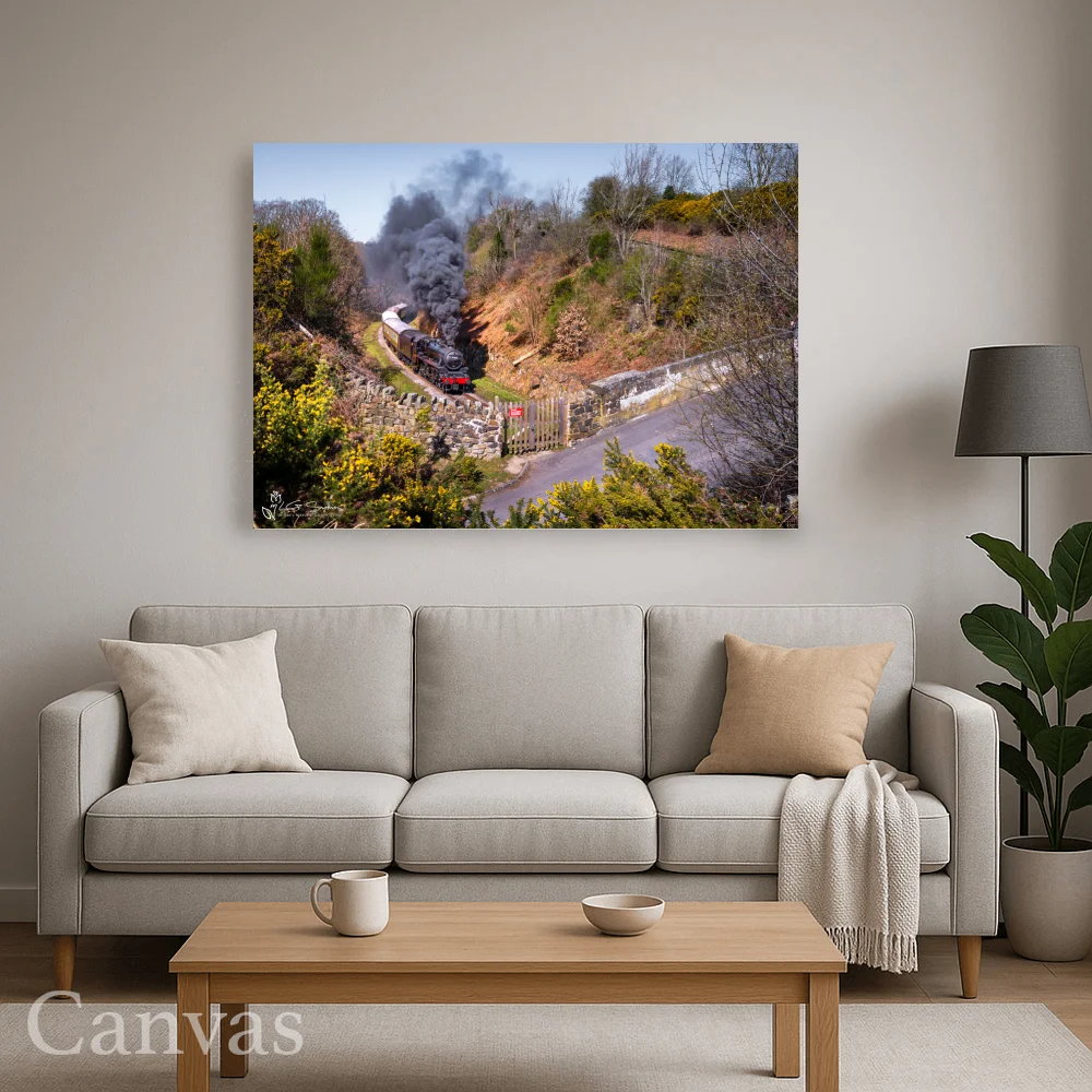 Eric Treacy At Beck Hole On The NYMR 8 Eric Treacy At Beck Hole On The NYMR - Wall-art-for-living-room-landscape