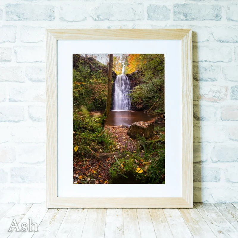 Falling Foss Autumn 4 Falling Foss Autumn - Ash-Portrait-Frame
