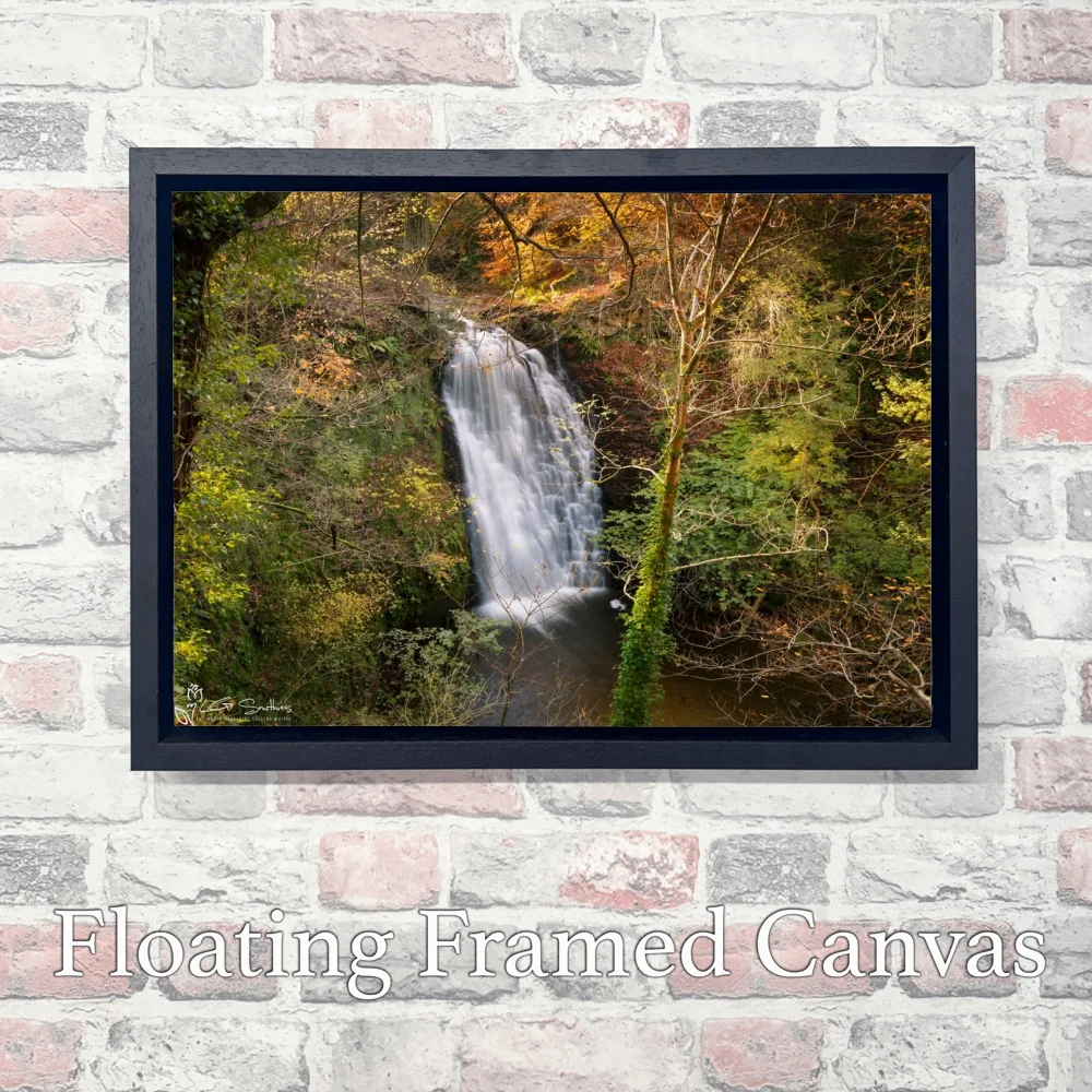 Falling Foss From The Coast To Coast Trail 3 Falling Foss From The Coast To Coast Trail - Landscape-Float-Frame-Canvas