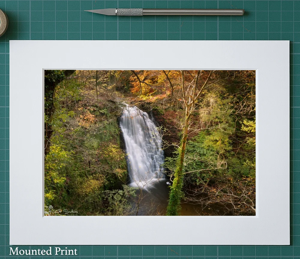 Falling Foss From The Coast To Coast Trail 2 Falling Foss From The Coast To Coast Trail - Landscape-Mounted-Print