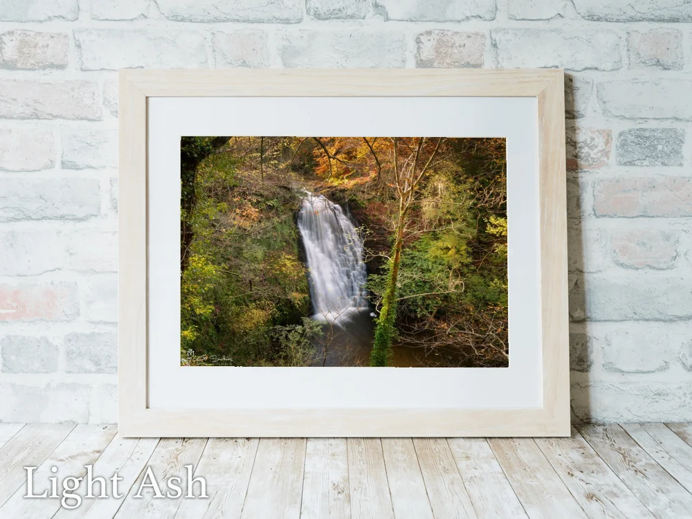 Falling Foss From The Coast To Coast Trail 5 Falling Foss From The Coast To Coast Trail - Light-Ash-Landscape-Frame