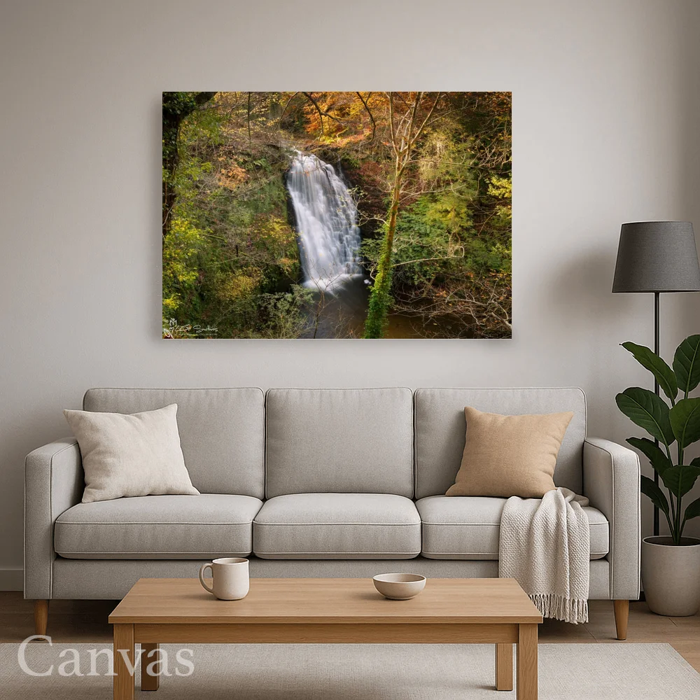 Falling Foss From The Coast To Coast Trail 8 Falling Foss From The Coast To Coast Trail - Wall-art-for-living-room-landscape