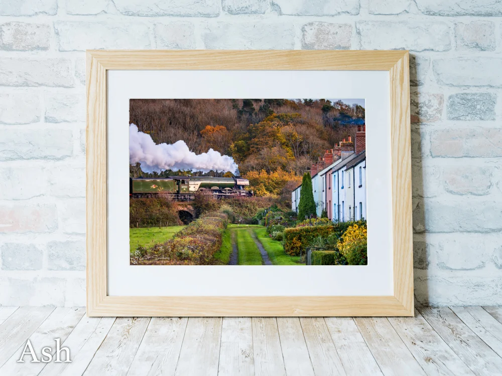 Flying Scotsman Passes Esk Valley Cottages 7 Flying Scotsman Passes Esk Valley Cottages - Ash-Landscape-Frame