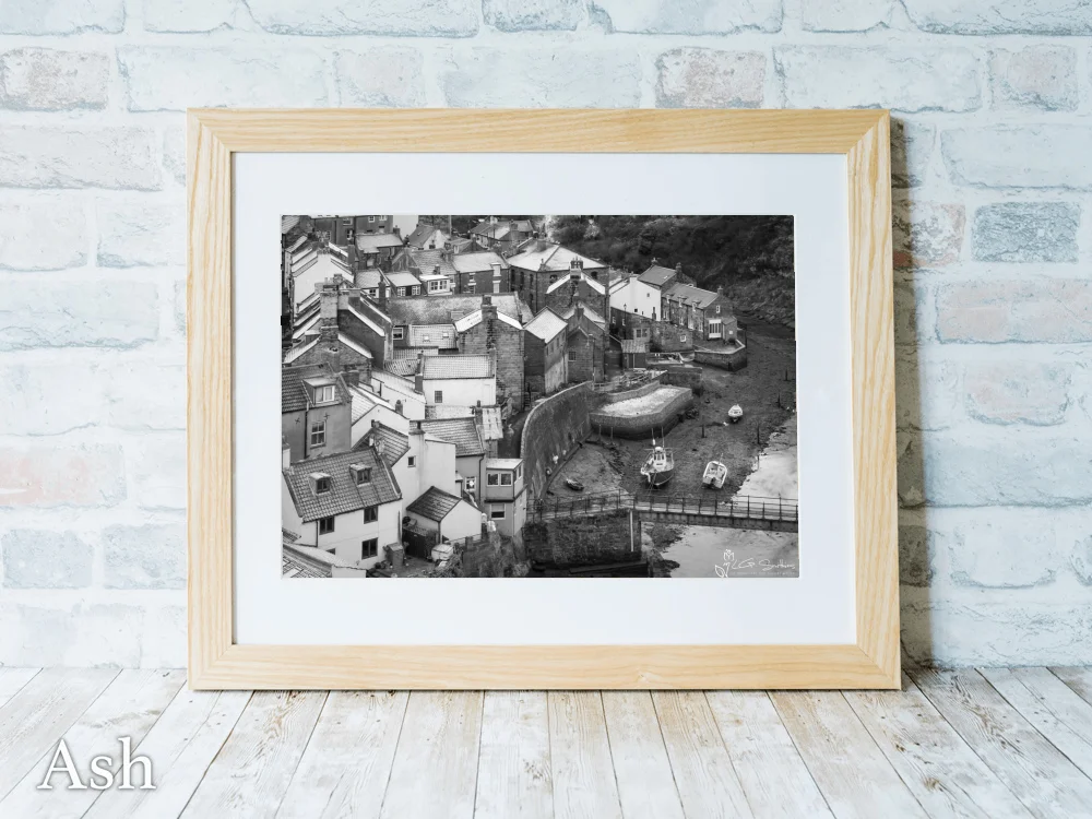 Frosty Morning At Staithes 7 Frosty Morning At Staithes - Ash-Landscape-Frame