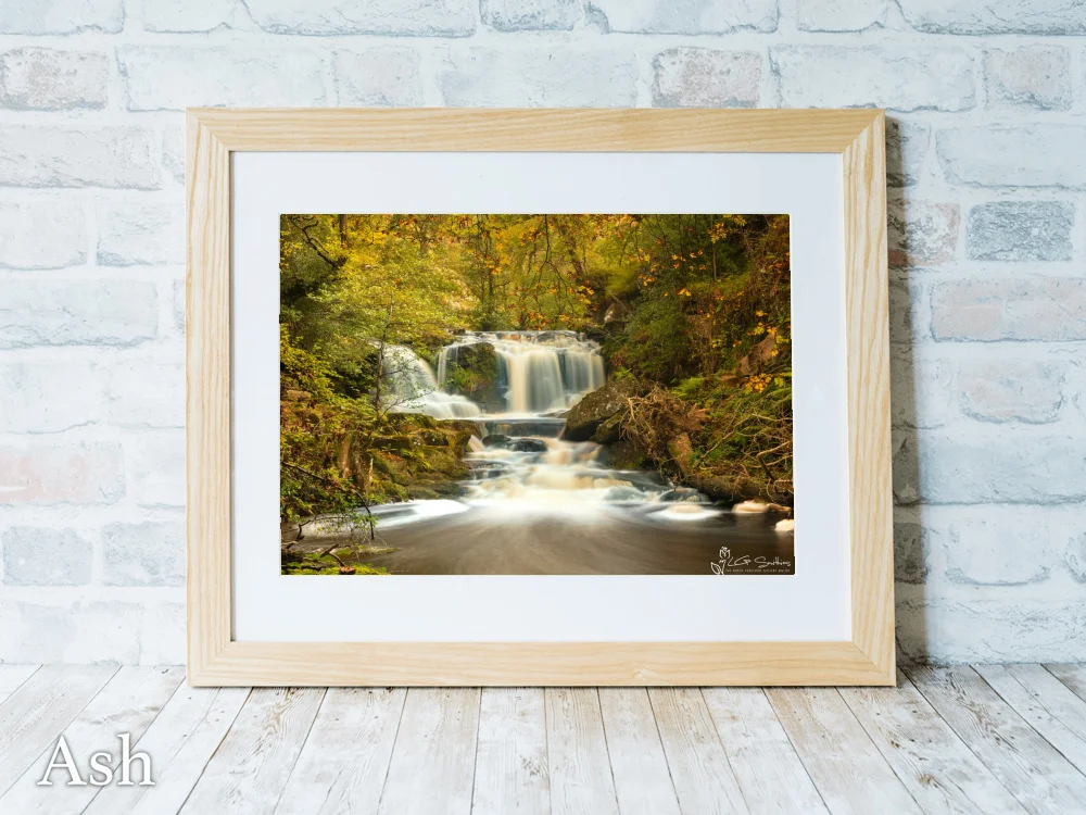 Goathland In The Autumn At Water Arc Foss 7 Goathland In The Autumn At Water Arc Foss - Ash-Landscape-Frame