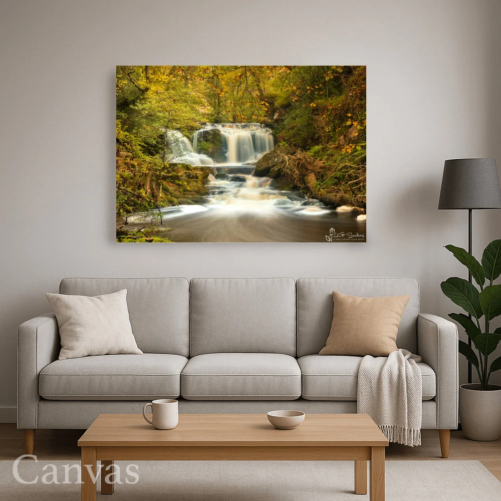 Goathland In The Autumn At Water Arc Foss 8 Goathland In The Autumn At Water Arc Foss - Wall-art-for-living-room-landscape