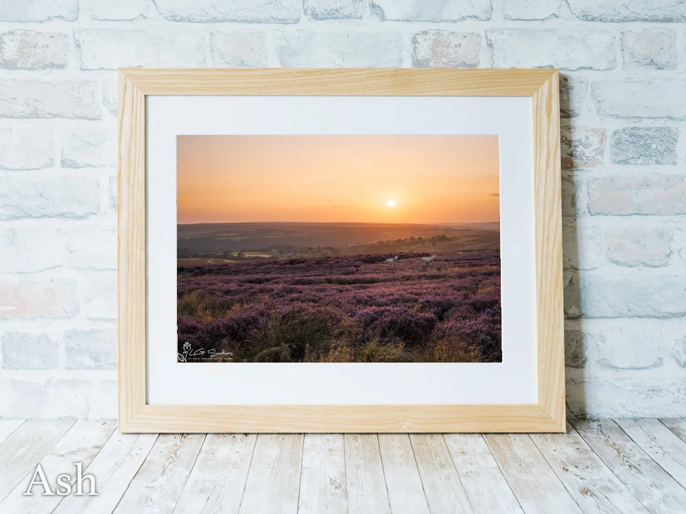 Goathland Sunset North York Moors 7 Goathland Sunset North York Moors - Ash-Landscape-Frame