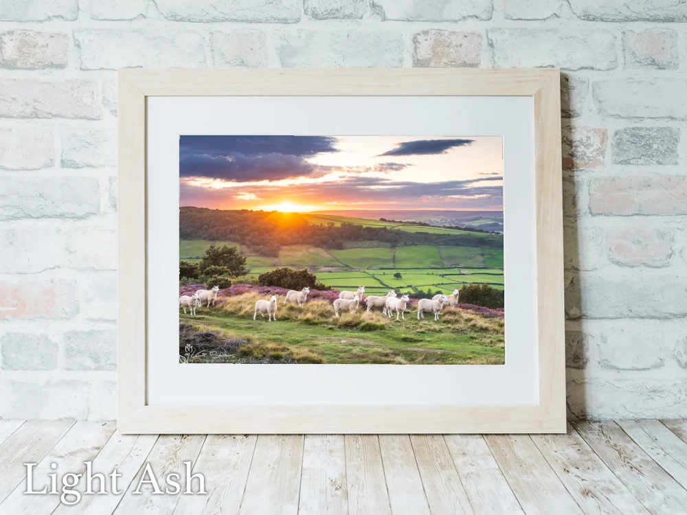Great Fryup Dale From Glaisdale Rigg 5 Great Fryup Dale From Glaisdale Rigg - Light-Ash-Landscape-Frame