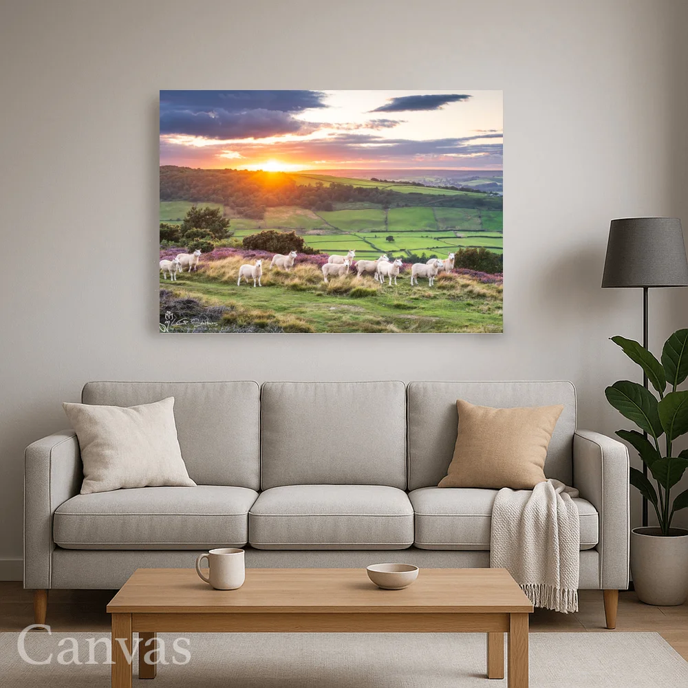Great Fryup Dale From Glaisdale Rigg 8 Great Fryup Dale From Glaisdale Rigg - Wall-art-for-living-room-landscape