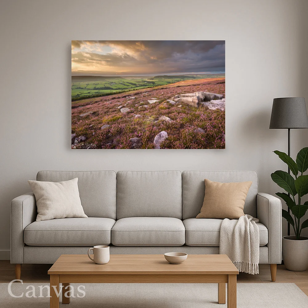 Greater Fryup Dale From The Moors 8 Greater Fryup Dale From The Moors - Wall-art-for-living-room-landscape