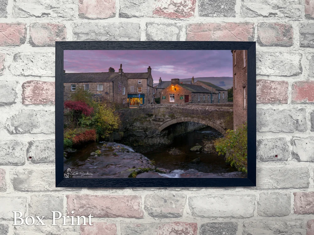 Hawes Autumn Night 4 Hawes Autumn Night - Landscape-Box-Print