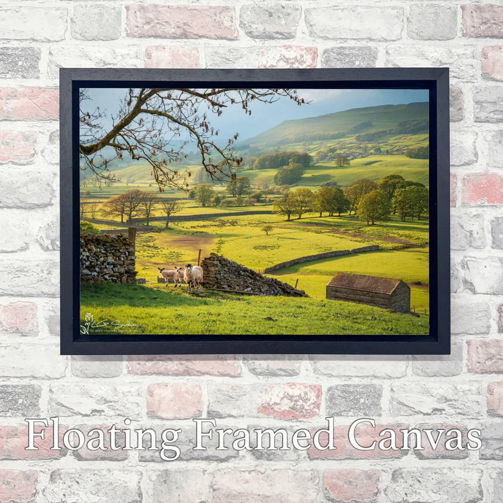 Hawes Yorkshire 3 Hawes Yorkshire - Landscape-Float-Frame-Canvas