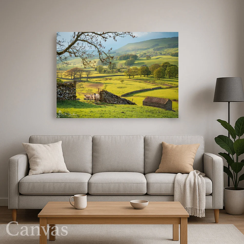 Hawes Yorkshire - Wall-art-for-living-room-landscape