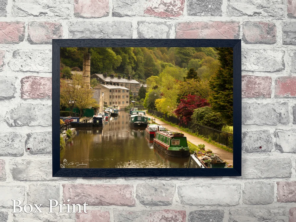 Hebden Bridge Yorkshire 4 Hebden Bridge Yorkshire - Landscape-Box-Print