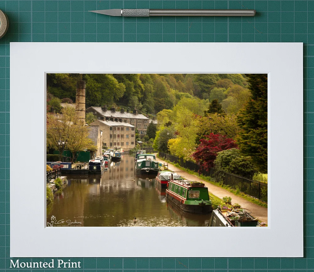 Hebden Bridge Yorkshire 2 Hebden Bridge Yorkshire - Landscape-Mounted-Print