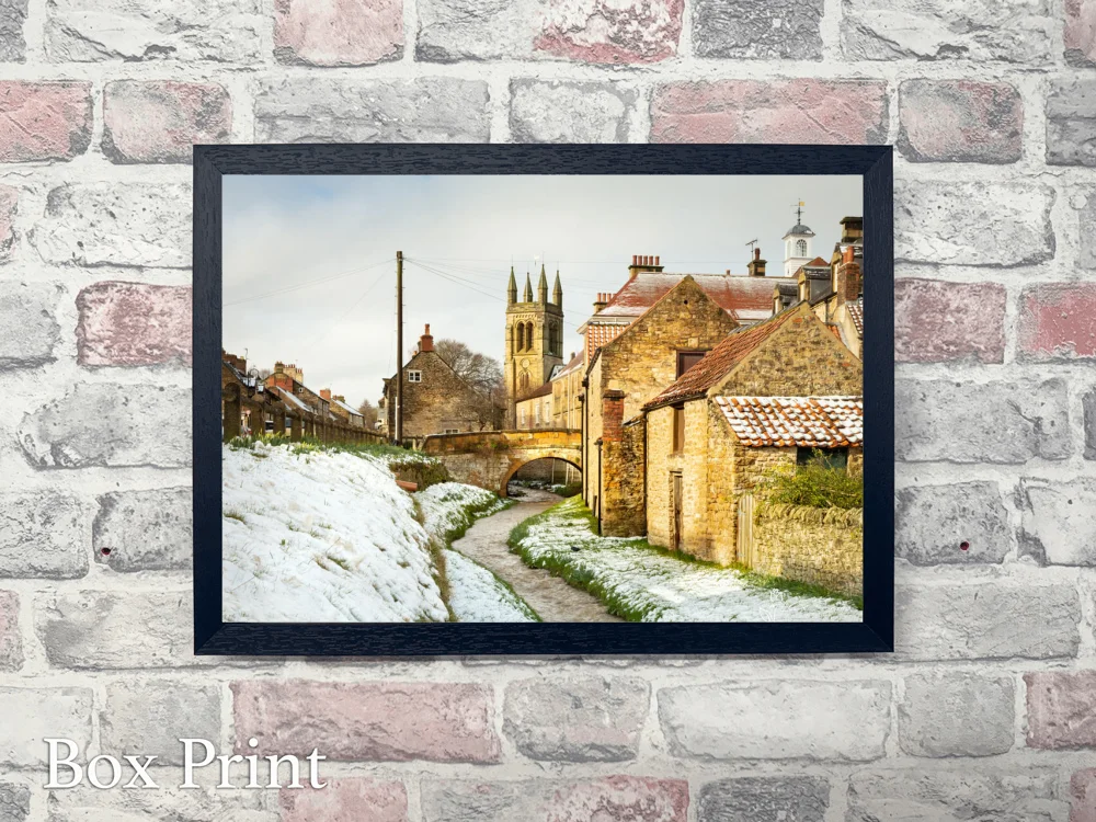 Helmsley Yorkshire In The Snow 4 Helmsley Yorkshire In The Snow - Landscape-Box-Print