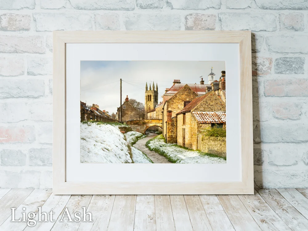 Helmsley Yorkshire In The Snow 5 Helmsley Yorkshire In The Snow - Light-Ash-Landscape-Frame