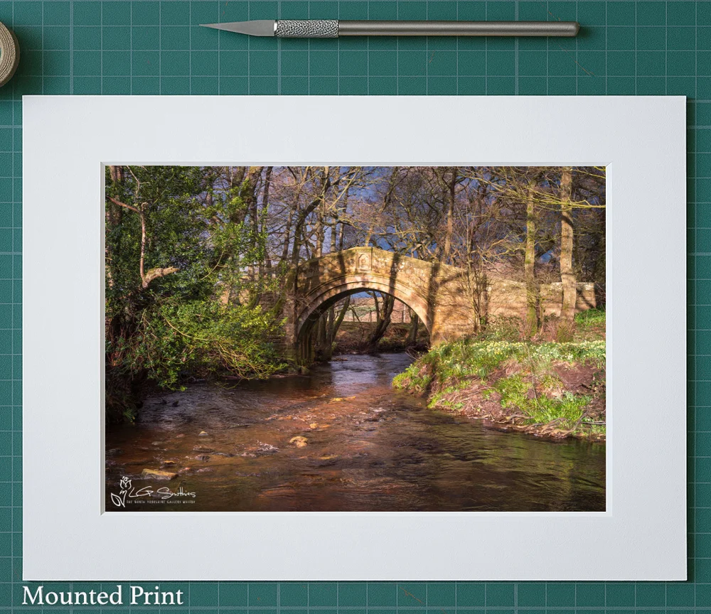 Hunters Sty Bridge Westerdale 2 Hunters Sty Bridge Westerdale - Landscape-Mounted-Print
